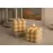 Buy Off-White Scented Candles | 2Pcs Decorative Bubble Candles Set for Home Decor - Perfect Gifts for Mother Friends & Lover - Buy Online on GoSupps.com