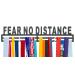 FitGoalz Medal Holder Running Medal Hanger Display - Custom Race Medal Display Rack Award Wall Display for Marathon Runner Wrestling Girls Gymnastics Ribbon Sport Metal Holder for Awards Display - FND Black