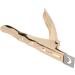 Acrylic False Nail Clippers Nail Tip Cutter U Shape DIY Trimming Stainless Steel Portable Nail Tip Groomer for Salon Home (Gold Stand and White Flip) - Buy Online on GoSupps.com