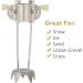 Syrisora Cane Ice Grip Attachment Walking Mobility Crutches Non Slip Ice Grip - Buy Online on GoSupps.com