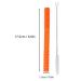 Silicone Teething Tubes - Safe Sensory Toy for Toddlers (Orange) | Includes Washing Brush - Buy Online on GoSupps.com