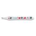 3 Claveles - Skull Lover Collection Stainless Steel Cuticle Pusher with Decorated Leather Pusher 11cm