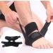 Adjustable Ankle Support Brace - Breathable Compression Sleeves for Sports Arthritis & Plantar Fasciitis Relief - Buy Online on GoSupps.com
