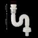 Professional Expandable Flexible PTrap Pipe Flexible Waste Pipe Kitchen Sink Garbage Disposal & Shampoo Bowls Plastic Odourproof Sink Waste Trap Industrial Grade Odour-Proof Sink Waste Trap Drain Down - Buy Online on GoSupps.com