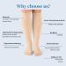 Varcoh Compression Stockings for Men & Women - Beige XL Support Hose for TVT Pregnancy & Varicose Veins - Buy Online on GoSupps.com