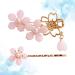 Solustre 2Pcs Cherry Blossom Hair Pins - Elegant Floral Bobby Pins for Weddings & Parties Ideal Hair Accessories & Gift for Women - Buy Online on GoSupps.com