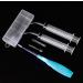 Premium Tonsil Stone Remover Tool/Earwax Removal Blue 3 Tips Tonsillolith Pick Case + 2 Irrigator Clean