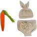 Newborn Baby Bunny Hat and Radish Photo Props Set - Easter Costume for Boy and Girl Photography Shoots - Buy Online on GoSupps.com