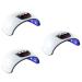 DOITOOL 3pcs Nail Lamp Uv Nail Light Led Dryer Nail Art Equipment Nail Gel Nail Dryer Machine Led Nail Gel Nail Dryer Lamp Professional Nail Art Tools Intelligent Manicure Tools White