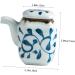 Zerodeko Ceramic Soy Sauce Pot Oil Bottle Home Supply Sauce Bottle Coffee Syrup Dispenser Soy Sauce Container Soy Sauce Dispenser Bottle Dressing Container Oil Can Ceramics Japanese-style - Buy Online on GoSupps.com