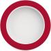 Ornamin 20 cm Red Melamine Plate with Sloped Base (Model 902) | Non-Slip Eating Aid Plate Guard - Buy Online on GoSupps.com