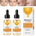 2PCS Vitamin C Facial Serum Essence Antiaging Serum & Eye Serum with Vitamin C 30ml Face serum Esencia del suero facial de vitamina C
