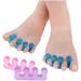 Soft Silicone Toe Splitters - 2 Flexible Toe Separators for Pedicure & Bunion Correction - Buy Online on GoSupps.com