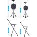 FoldingSeat Crutch Stool Five-Speed Adjustable LED Light The lamp Head is not rotatable net Weight:985g for Elder Light Comfortable A (Color : A) Marriage - Buy Online on GoSupps.com