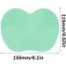 Silicone Makeup Brush Cleaning Mat - Portable Green Makeup Brush Cleaning Pad - Buy Online on GoSupps.com