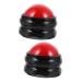 Healeved 2 STK Massage ball deep tissue fasciitis hand massage ball even rollator deep fabric ball base yoga supply rolling pearl massage device multifunction fitness synthetic resin
