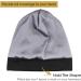 Adjustable Satin Lined Sleep Cap for Curly Hair | Extra Large Women's One Size | Black Comfortable & Stylish Nighttime Hair Care - Buy Online on GoSupps.com