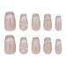 ieron Cat Eyes Cured Nail Wraps Self-Adhesive Gel Nail False Nails with Butterfly Removable Glue on Nails for Girls Glitter Nail Tips (S)