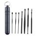 7pcs/Set Ear Pick Earwax Removal Kit Ear Cleansing Tool Set Portable Ear Scoop Picking Tool Ear Wax Remover with Storage Case