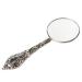 Mini Glass Handheld Retro Reading Magnifier 4X HD Lens Diameter 45mm Metal Handle Old Man Child Student Good Times