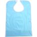 Eating Bib Clothes Protector Comfortable 2 Colors Optional Portable Waterproof Home Care Elderly Eat out for Older Adult(Light Blue) - Buy Online on GoSupps.com