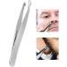 Hair Removal Tweezers Nose Hair Tweezers Stainless Steel Round Tip Face Hair Remover Eyelash Eyebrow Tweezers - Buy Online on GoSupps.com
