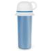 SHIIDOW Travel Toothbrush Holder Portable Toothbrush Cup Case Toothbrush Travel Case Multifunctional Toothbrush Cup for Family Journey Daily Outdoors (3 in 1 Blue)