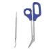 Long Handled Toenail Scissors Set with Ergonomic Design Comfort Handle for Easy Nail Trimming