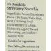 Strawberry Smoothie Vegan Blend - Real Fruit Puree (1L) - Buy Online on GoSupps.com