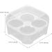Gatuida 3pcs 4 4 Grid Egg Storage Box Eggs Compartment Egg Holder Egg Storage Container Splitter re-usable - Buy Online on GoSupps.com