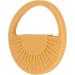 Garosa Baby Silicone Teether Toy - Easy to Hold Semi Circular Sun Teething Toy - Infant Molar Teether for Soothing Teething Discomfort - Yellow - Buy Online on GoSupps.com