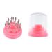 Beatifufu 1pc 48 Protect Nail Drill Bits Nail Bit Nail Grinding Head Storage Nail Drill Bits Stand Display Holder Stand Nail Drill Bit Holder Nail Drill Bits Holder Pink Multicolor Box Size 1 Pink