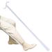 Sock Threader | Put On Socks Helper | Put On Socks Aid Device for Home Multifunction Detachable Dressing Hook Adjustable Shoe Horn Function Fanelod White B