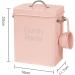 Laundry Detergent Powder Storage Tin Box Washing Powder Bucket Laundry Detergent Container Modern Laundry Detergent Dispenser Detergent Bin with Scoop Laundry Room Accessories Pink - Buy Online on GoSupps.com
