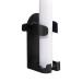 Kaxenig toothbrush and razor holder- self-adhesive razor holder for bathrooms- electoral body organizer shower rasier wall holder for the wall ideal for hotels black