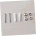 Alipis 5 Wall Hanging Hooks Kitchen Hooks Pegs Wall Clothes Hangers Stainless Steel Door Frame medium Silver - Buy Online on GoSupps.com
