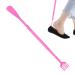 Portable back scratch long handle back scratch telescopic back scratch pull-out back scratch with telescopic handle for adult men women and putting on shoes while standing rose