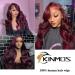 99J Burgundy Body Wave Lace Front Wig | 180% Density Human Hair | HD Lace | Pre Plucked | 22 inches - Buy Online on GoSupps.com