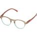 I.C.U. Eyewear Laredo Aqua/Woodgrain +2.75 - Stylish Multicolor Reading Glasses for International Shipping - Buy Online on GoSupps.com