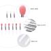 9pcs Sleep Lip Balm Spoon & Brush Set | Professional Makeup Tool for Lip Care & Application - Buy Online on GoSupps.com