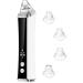 DULASP Blackhead Remover Vacuum USB Rechargeable Electric Face Comedo Extractor Kit Blackhead Remover with 4 Adjustable Suction Head for Facial Skin