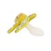 Handmade Diamond Big Shield Adult Pacifier Dummy - Yellow Seashell Design - Buy Online on GoSupps.com
