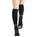 T.E.D. Anti Embolism Compression Stockings for Women & Men 15-20 mmHg Knee High Ted Hose Medical Support Socks with Inspect Toe Hole for Relieve Post Surgery Swelling Varicose Veins Edema DVT K-knee High Black Large