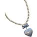 Oralgos Vintage Heart Loop Necklace - Fashionable Collarbone Chain & Pearl Choker | Statement Jewelry for Every Occasion - Buy Online on GoSupps.com