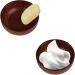 Wood Razor Shell with Lid - Stylish Soap Container & Shaving Bowl for Men | Eco-Friendly Foam Shell & Facial Cleaning Tools - Buy Online on GoSupps.com