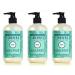 Mrs. MEYER'S CLEAN DAY Liquid Hand Soap Mint (12.5 Fl Oz (Pack of 3))