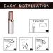 Flawless Women Lip, Chin & Cheeks Hair Remover Replacement Heads - 18K Gold-Plated Rose Gold (4 Count) - Buy Online on GoSupps.com