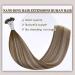 Nano Human Hair Extensions Balayage Nano Tip Hair Extensions Blonde Hair Extensions Invisible 50g 1g/s 18Inch 6/60/6 - Buy Online on GoSupps.com