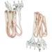 ThreeWOT Fencing Body Cord Set of 2 - Foil/Sabre Two-pin Plug, Clear Wire - Buy Online on GoSupps.com