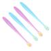 Minkissy 4 pieces of toothbrush child s manual toothbrush toothbrushes for babies toothbrushes toothbrush dental products for babies toothbrush for babies soft fur